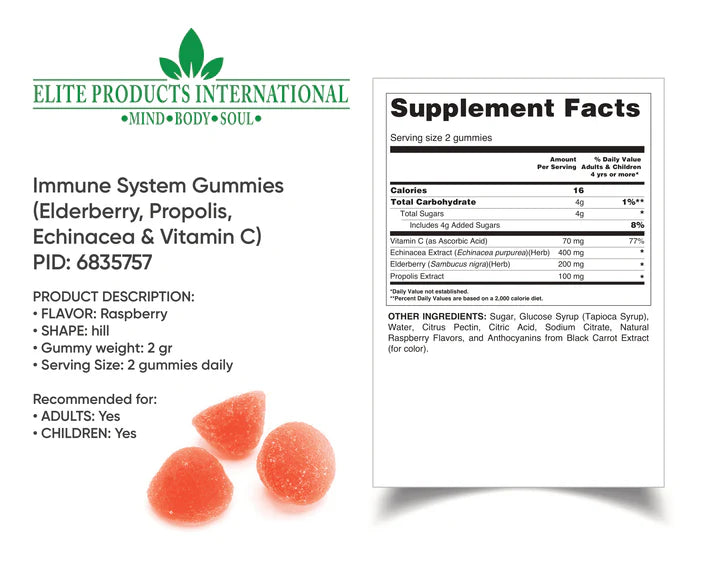 Elderberry Vitamin Gummies