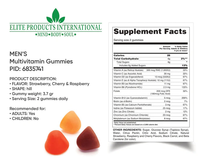 Men’s Multivitamin Gummies