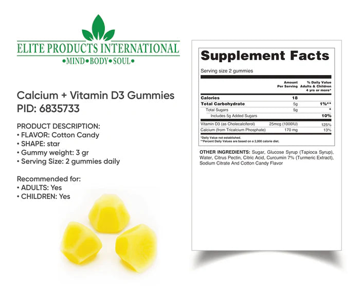 Calcium & Vitamin D Gummies