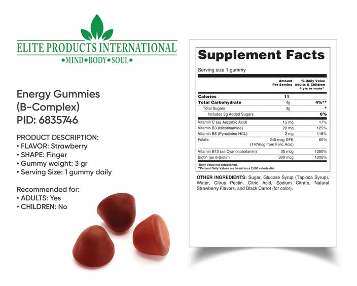B Complex Vitamin Gummies