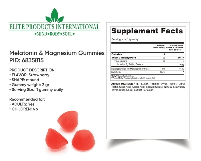 Melatonin Sleep Vitamin Gummies