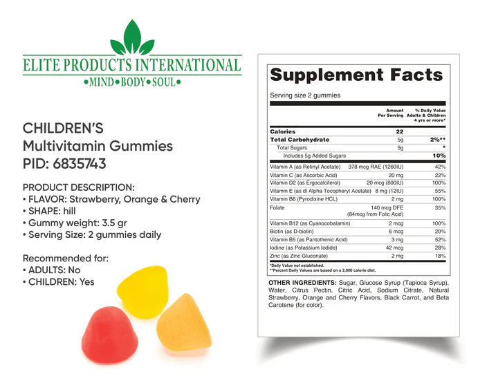 Kids Multivitamin Gummies