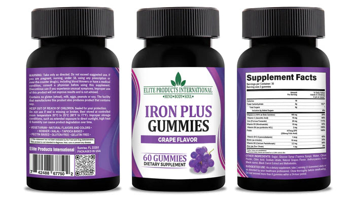 Iron Plus Vitamin Gummies