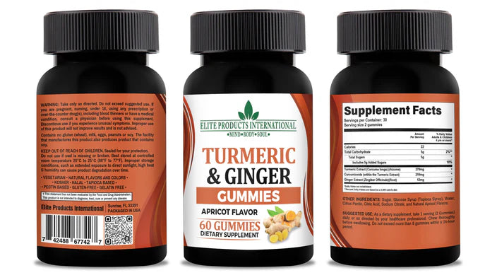 Turmeric & Ginger Vitamin Gummies